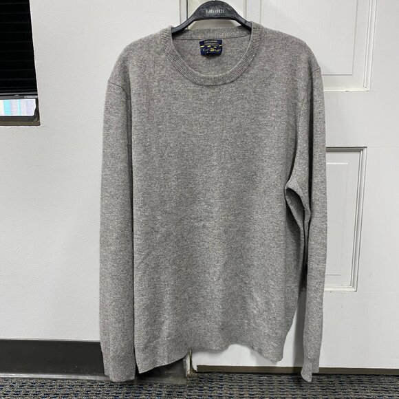 Club Room 100% Cashmere Sweater Men’s Large grey - Picture 1 of 6